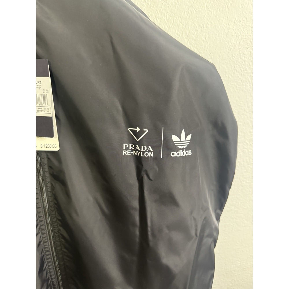 ADIDAS for PRADA RE-NYLON TRACK FULL ZIP JACKET BLACK MEN'S SIZE XS 42 New - Picture 9 of 10